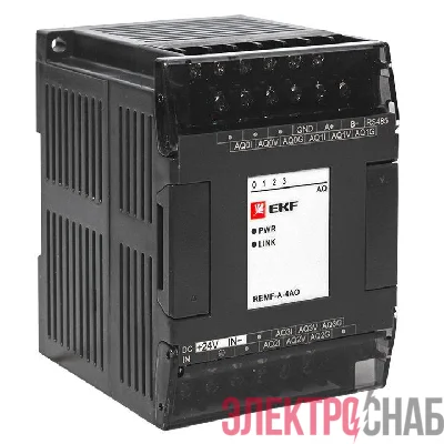 Модуль аналогового вывода REMF 4 PRO-Logic EKF REMF-A-4AO