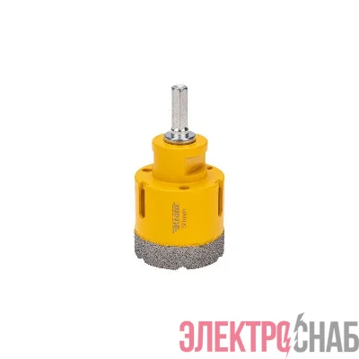 Коронка алмазная профессиональная по керамограниту и железобетону М14 вакуумное спекание 50мм для УШМ Kranz KR-92-1021