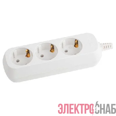 Колодка удлинителя 3-м с заземл. KX-3e Эра Б0028338