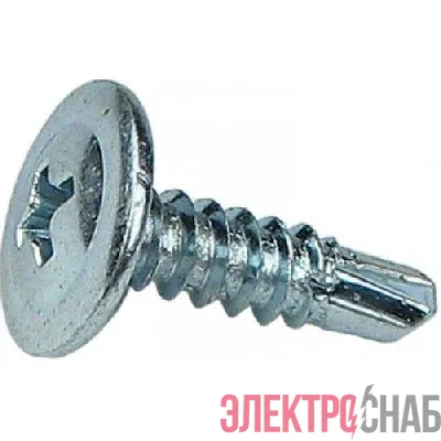 Саморез 4.2х25 с прессшайбой сверло цинк (уп.250шт) Промрукав PR08.2393