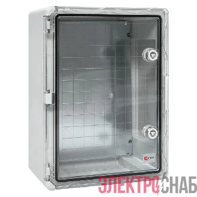 Бокс пластиковый с монтажной платой 400х300х170 IP65 прозр. дверь PROxima EKF PBT65MP003