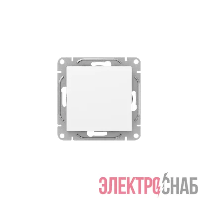 Выключатель кнопочный 1-кл. СП Эпика механизм бел. EKF UP1-SWW-13