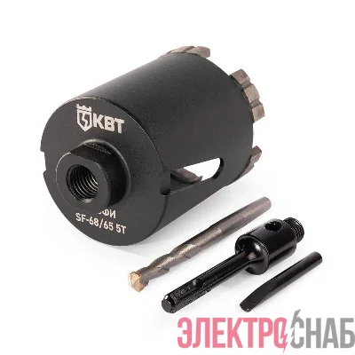 Коронка SF-68/65 5T с адаптером SDS-Plus ПРОФИ КВТ 102560