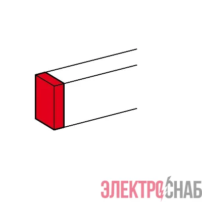 Заглушка торцевая для односекционных кабель-каналов DLP 35/50х80 Leg 010722