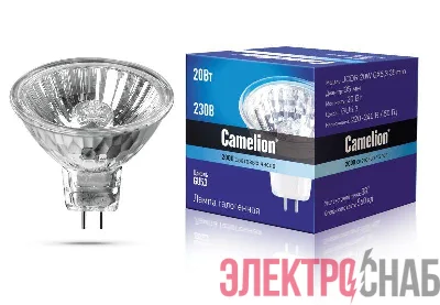 Лампа галогенная MINI JCDR (MR11) 20Вт 220В 35мм Camelion 7091