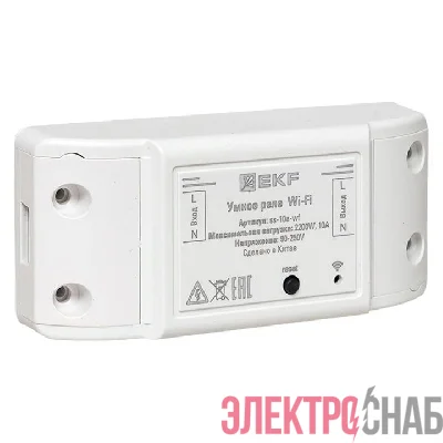 Реле Умное 10А Wi-FI Connect EKF ss-10a-wf