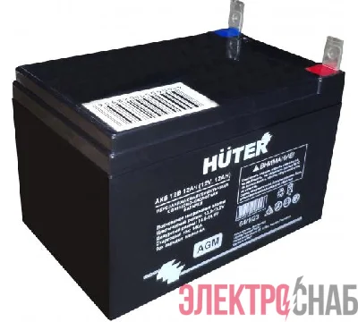 Батарея аккумуляторная АКБ 12В 6МТС-9 6МТС-10 для бензин. генераторов с электрич. запуском HUTER 64/1/23
