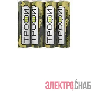 Элемент питания солевой AA/R6-4S Классика (уп.4шт) Трофи Б0012906