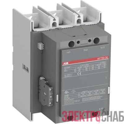 Контактор AF750-30-11 (750А AC3) катушка управления 100-250ВAC/DC ABB 1SFL637001R7011