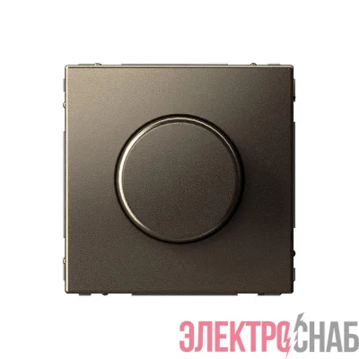 Светорегулятор поворотно-нажимной (диммер) ArtGallery LED RC 400Вт механизм мокко SE GAL000623