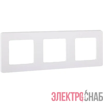 Рамка 3-м СП Inspiria IP20 бел. IEK 673950