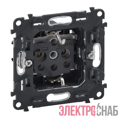 Механизм розетки Valena In'matic 16А 250В 2К+З винтовые зажимы. Leg 753025