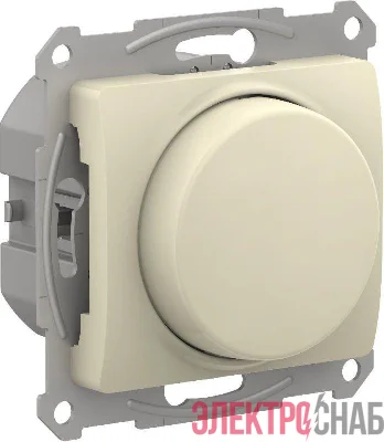Механизм светорегулятора поворотно-нажимного Glossa LED RC 315Вт беж. SchE GSL000230
