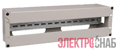 Панель электрораспределительная 3U с DIN-рейкой сер. ITK EDP35-3U22M