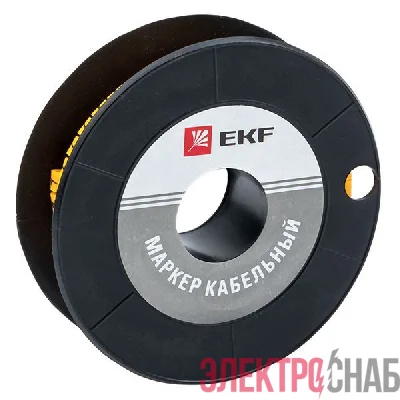 Маркер каб. 4.0кв.мм "7" (ЕС-2) (уп.500шт) EKF plc-KM-4-7