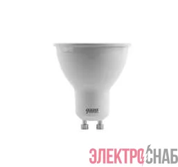 Лампа светодиодная Elementary 5.5Вт 2700К тепл. бел. GU10 430лм 220-240В Gauss 13616