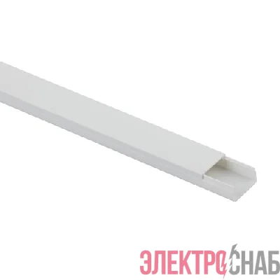 Кабель-канал 20х10 L2000 бел. KK-W-20-10 Эра Б0031132