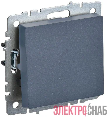 Выключатель 1-кл. СП BRITE ВС10-1-0-БрМ 10А механизм маренго IEK BR-V10-0-10-K35