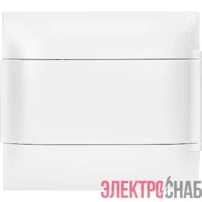 Щиток пластиковый встраиваемый Practibox S 1х8 бел. дверь Leg 134548