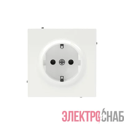 Розетка силовая KANT 2P+E без шторки бел. магнолия DKC 7000033