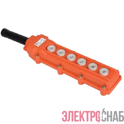 Пульт кнопочный ПКТ-63 на 6 кнопок IP54 PROxima EKF pkt-63