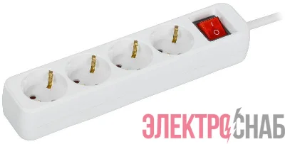 Удлинитель 4х5м 16А У04К ПВС 3х1.5 бел. UMA IEK UM-YP10-16-04-05-ZK-K01