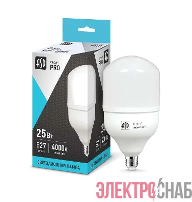 Лампа светодиодная LED-HP-PRO 25Вт 230В E27 4000К 2250Лм ASD 4690612018706