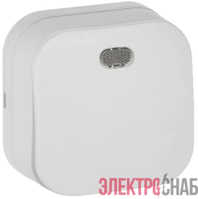 Выключатель 1-кл. ОП GLORY ВС20-1-1-ХБм 10А с индикацией бел. матов. IEK EVH11-K01M-10