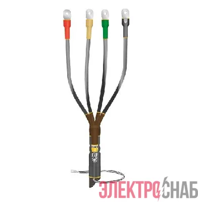 Муфта кабельная концевая внутр. установки 1кВ КВТп 4х(16-25мм) без наконечн. Нева-Транс Комплект 22020009