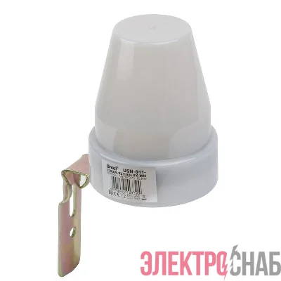 Сенсор освещенности USN-011-1200W-02/100LUX-WH (фотосенсор) бел. Uniel UL-00005839