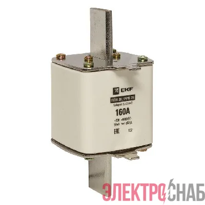 Вставка плавкая ППН-39 630/160А габарит 3 PROxima EKF fus-39/630/160