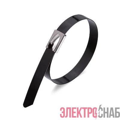 Хомут кабельный СКС-П (304) 4.6х200 стальной с покрытием (уп.100шт) Fortisflex 74931