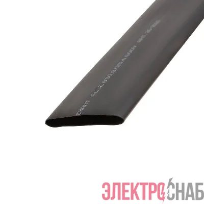 Трубка термоусадочная двустенная клеевая 50.8/25.4 (2:1) (уп.2шт) по 1м черн. Rexant 26-2110