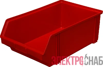 Ящик 500х310х183  красный 7965 7965