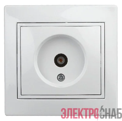 Розетка TV СП Plano 1-301-01 одиночная IP20 бел. Intro Б0027617