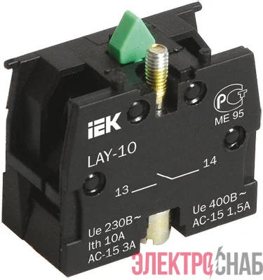 Блок контактный 1з для LAY5 KARAT IEK BDK21