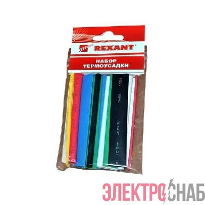 Набор трубок термоусадочных тонкостен. №3 (АССОРТИ) разноцвет. Rexant 29-0103