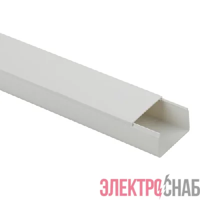 Кабель-канал 40х25 L2000 бел. KK-W-40-25 Эра Б0031136