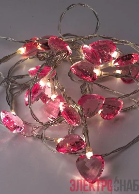 Гирлянда светодиодная &amp;amp;amp;amp;amp;amp;amp;amp;amp;amp;amp;amp;amp;amp;amp;amp;amp;amp;amp;quot;Сердечки 3D&amp;amp;amp;amp;amp;amp;amp;amp;amp;amp;amp;amp;amp;amp;amp;amp;amp;amp;amp;quot; 20LED 2.5х1х2.3см 1.9+0.5м роз. прозр. акрил тепл. бел. К