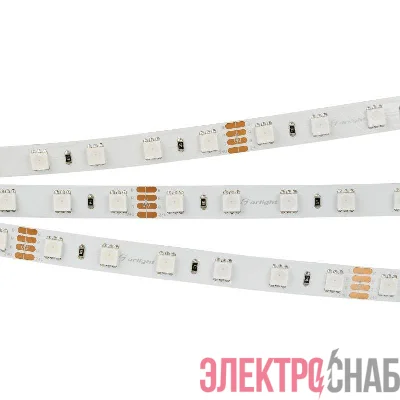 Лента светодиодная RT-B60-10mm 24V RGB 14.4Вт/м IP20 5060 открыт. (уп.5м) Arlight 010367(2)