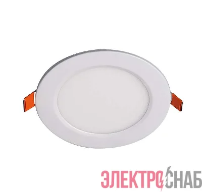 Светильник светодиодный PPL-R WH 6Вт 6500К IP40 d120мм ДВО встраив. ультратонкий кругл. JazzWay 5008489A