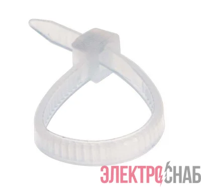 Хомут кабельный 2.5х100 нейл. бел. (уп.100шт) Rexant 07-0100
