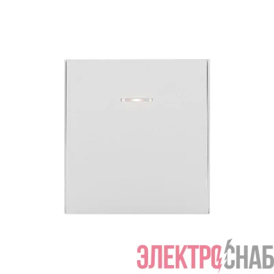 Выключатель проходной (переключатель) 1-кл. СП STRONG MIELE 10А с подсветкой жемчуг Kranz KR-78-0716-4