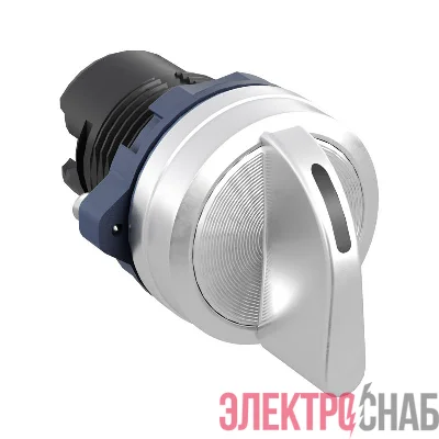 Головка переключателя на 3 положения с фиксацией стандартная ручка алюм. черн. DKC M22S-L3A