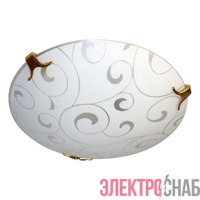 Светильник НПБ 01-60-130 М15 "Морокко" 250 1х60Вт E27 IP20 матов. бел./клипсы зол. (инд. упак.) Элетех 1005204330