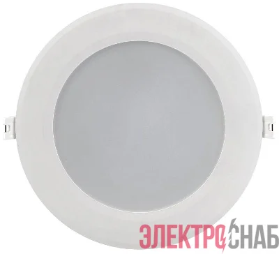 Светильник светодиодный ДВО 1715 15Вт 4000К IP40 встраив. круг бел. IEK LDVO0-1715-15-4000-K01