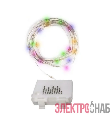 Гирлянда DC-G03-50M 50microLED RGB 5.1м 8реж. 3xAA (не в компл.) ФАZА 5047877