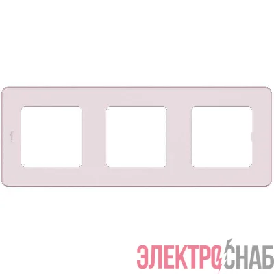Рамка 3-м Inspiria роз. IEK 673954