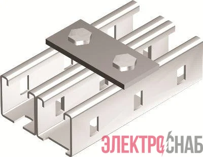 Пластина для профиля С-образ. соединительная L90 2 отверстия DKC BMD1011HDZ