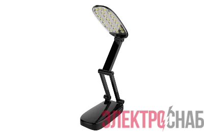 Светильник UF-703 С02 24LED настол. аккумулятор. черн. Ultraflash 13110